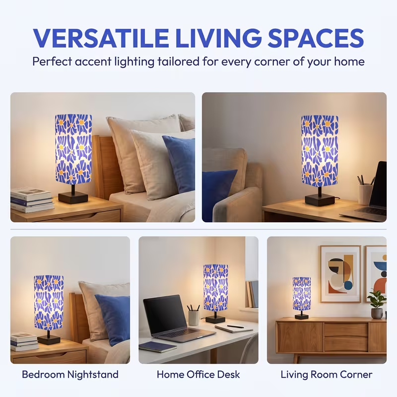 Lampada da tavolo moderna con  - Home Textiles Usa recensione e prezzo