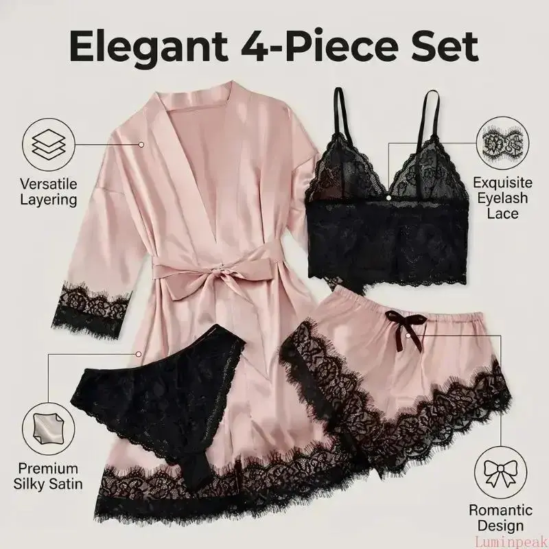 Completi da pigiama in raso da - Home Textile recensione e prezzo