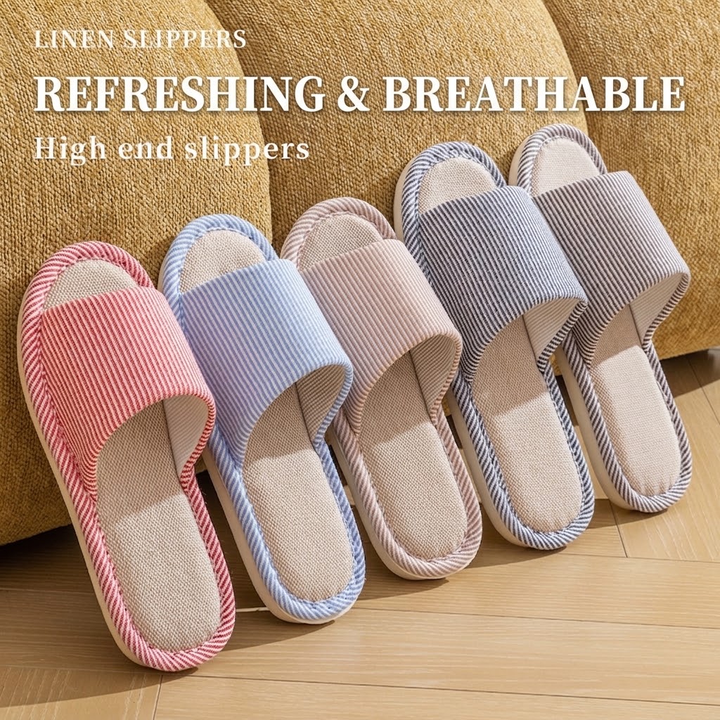Ciabatte in Lino Traspiranti p - Home Textile recensione e prezzo