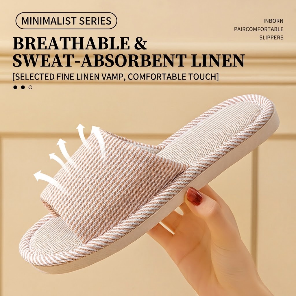 Ciabatte in Lino Traspiranti p - Home Textile recensione e prezzo